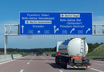 Michendorf  Deutschland  Autobahndreieck Nuthetal