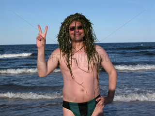Hippie aus Seetang