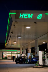 Berlin  Deutschland  HEM-Tankstelle  die zur Oilinvest gehoert