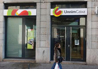 Barcelona  Spanien  Filiale der Sparkasse UnnimCaixa