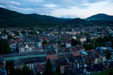Freiburg im Breisgau  Deutschland  die Altstadt mit dem Stadtteil Wiehre