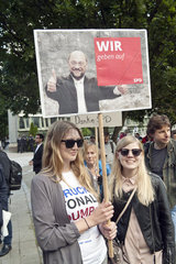 Wahlkampfveranstaltung der SPD mit Martin Schulz und Olaf Scholz