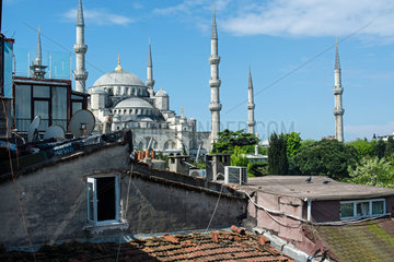 Blaue Moschee bei Tag