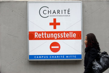 Berlin  Deutschland  Rettungsstelle der Charite