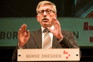 Dresden  Deutschland  Dr. Thilo Sarrazin  SPD