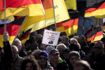 Wir fuer Deutschland - Rechte Demo