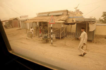Kunduz  Afghanistan  Strassenszene