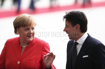 Angela Merkel und Giuseppe Conte