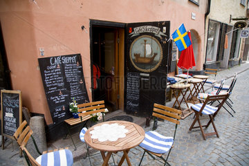 Stockholm  Schweden  Cafe Skeppet