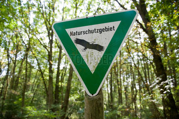 Rietz-Neuendorf  Deutschland  Schild Naturschutzgebiet