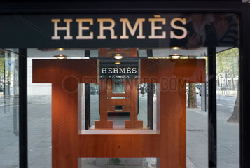 Berlin  Deutschland  Schaukasten von Hermes