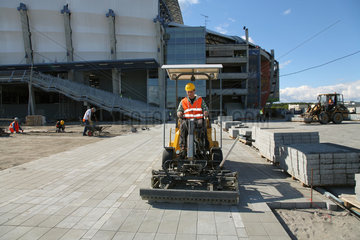 Posen  Polen  das Posener Fussballstadion  Spielstaette bei der Fussball-EM 2012