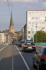 Muelheim an der Ruhr  Deutschland  Strassenverkehr in der Umweltzone Ruhrgebiet