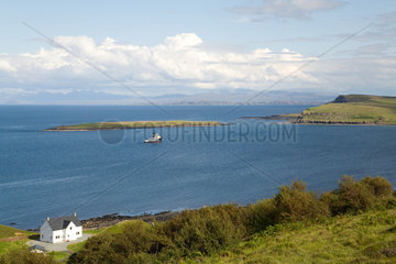 Duntulm  Grossbritannien  die Halbinsel Trotternish auf der Isle of Skye