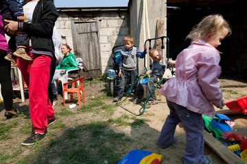 Danzig  Polen  Kinder beim Spielen
