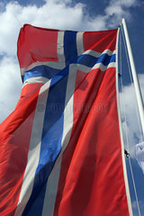 Hoppegarten  Deutschland  Nationalfahne von Norwegen