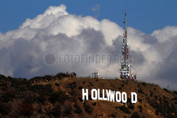 Los Angeles  USA  Blick auf das Hollywood Sign