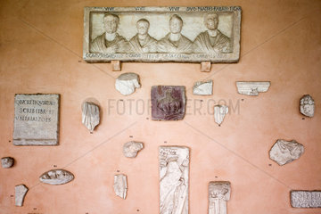 Rom  Italien  Ueberreste im Paepstlichen Ethnologischen Museum im Lateranpalast