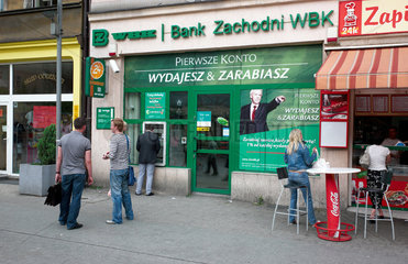 Posen  Polen  Filiale der WBK-Bank