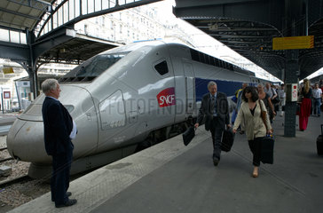 Paris  Ankunft eines TGV POS