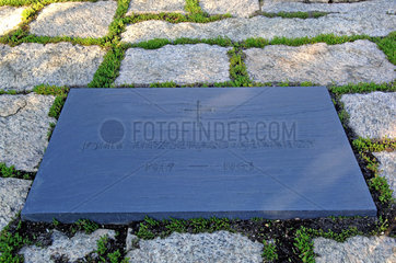 Arlington  USA  Grabplatte von John F. Kennedy