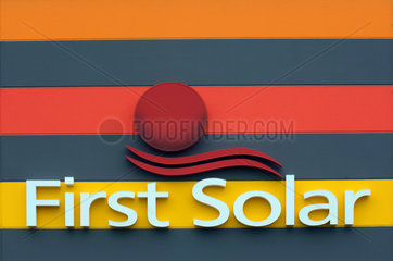 Frankfurt/Oder  Firmenlogo von First Solar