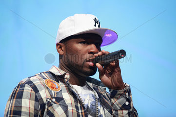 Berlin  Deutschland  50 Cent  US-amerikanischer Gangsta-Rapper  auf der IFA 2012