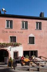 Davos  Schweiz  das Hotel Zur Alten Post