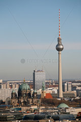 Berlin  Deutschland  Blick auf Stadtmitte