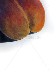 Peach shaped like a bum