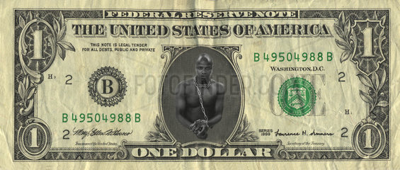 Dollar Sklaverei Geldschein