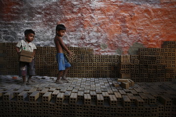 Child Labour in Brickyard
