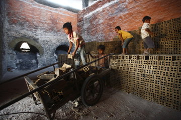 Child Labour in Brickyard