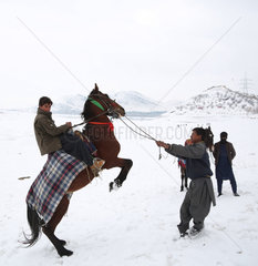 AFGHANISTAN-KABUL-DAILY LIFE-SNOW