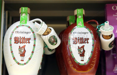 Berlin  Deutschland  Flaschen mit Meininger Bitter