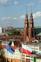 Oppeln  Polen  die Kathedrale zum Heiligen Kreuz