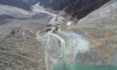 CHINA-TIBET-JINSHA RIVER-BARRIER LAKE-RELIEF (CN)