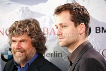Berlin  Deutschland  Reinhold Messner und Florian Stetter