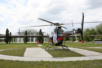 Leipzig  Deutschland  der Tour-Hubschrauber von Gotthilf Fischer