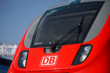 Berlin  Deutschland  Lok mit DB-Zeichen
