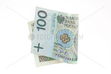 Berlin  Deutschland  100-Zloty-Banknote