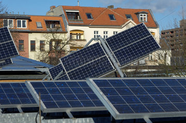 Berlin  Deutschland  die Solaranlage der UFA-Fabrik Berlin
