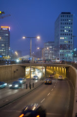 Berlin  Deutschland  Autotunnel am Alexanderplatz