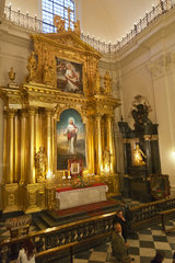 Warschau  Polen  Altar in der Heilig-Kreuz-Basilika