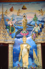 Tempel Eingang buddhistischer Himmel