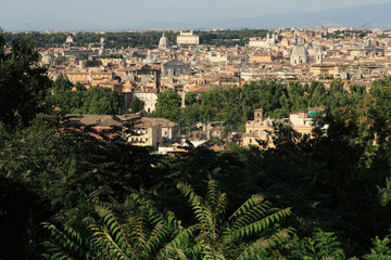 Rom  Italien  Aussicht vom Gianicolo-Huegel