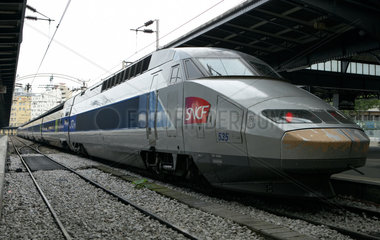Paris  ein TGV der ersten Modellreihe