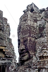 Angkor  Kambodscha  Bayon  Gesicht des Bodhisattva Lokeshvara