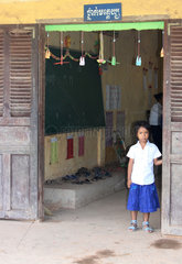 Phnom Penh  Kambodscha  Schulkind
