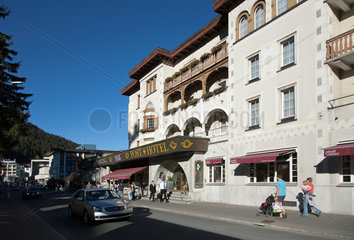 Davos  Schweiz  das Posthotel